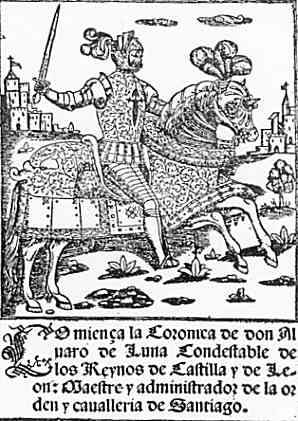 PORTADA DE LA CR&Oacute;NICA DE DON &Aacute;LVARO DE LUNA (MILAN, 1546)